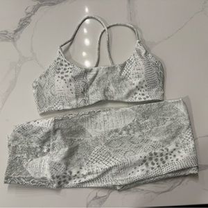 Sports bra and leggings set. Brand new never worn.